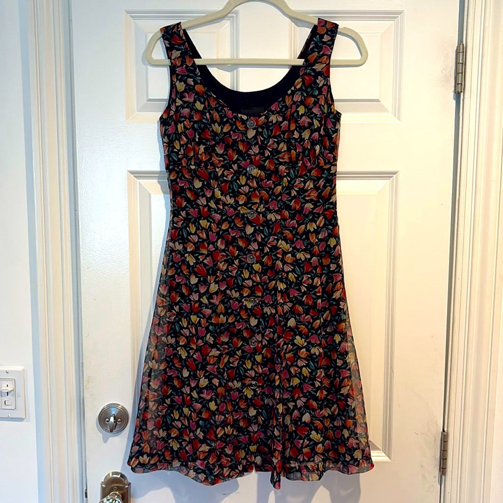 Anna Sui Floral Tulips Dress 4